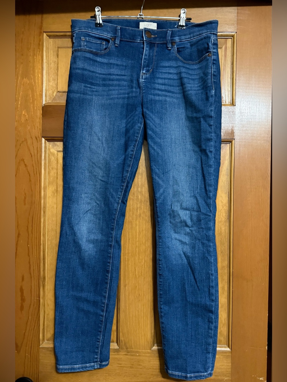 LOFT Skinny Jeans in Medium Blue Wash